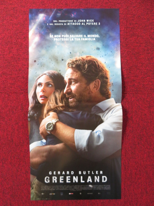 GREENLAND ITALIAN LOCANDINA POSTER GERARD BUTLER MORENA BACCARIN 2020 Rendezvous Cinema Movie posters