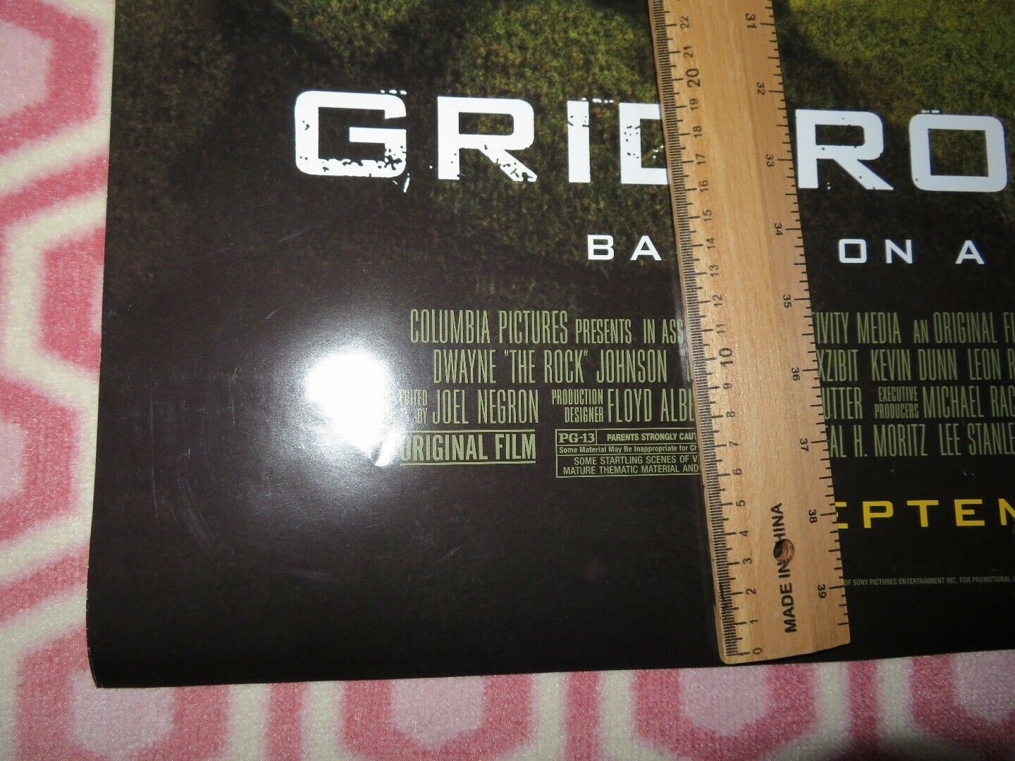 GRIDIRON GANG US ROLLED POSTERDWAYNE JOHNSON XZIBIT 2006 - Rendezvous Cinema