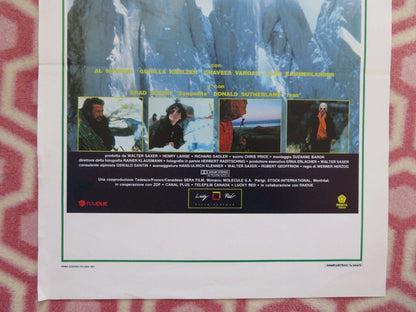 GRIDO DI PIETRA / Scream of Stone ITALIAN LOCANDINA (27.5"x13") POSTER 1991 Movie posters