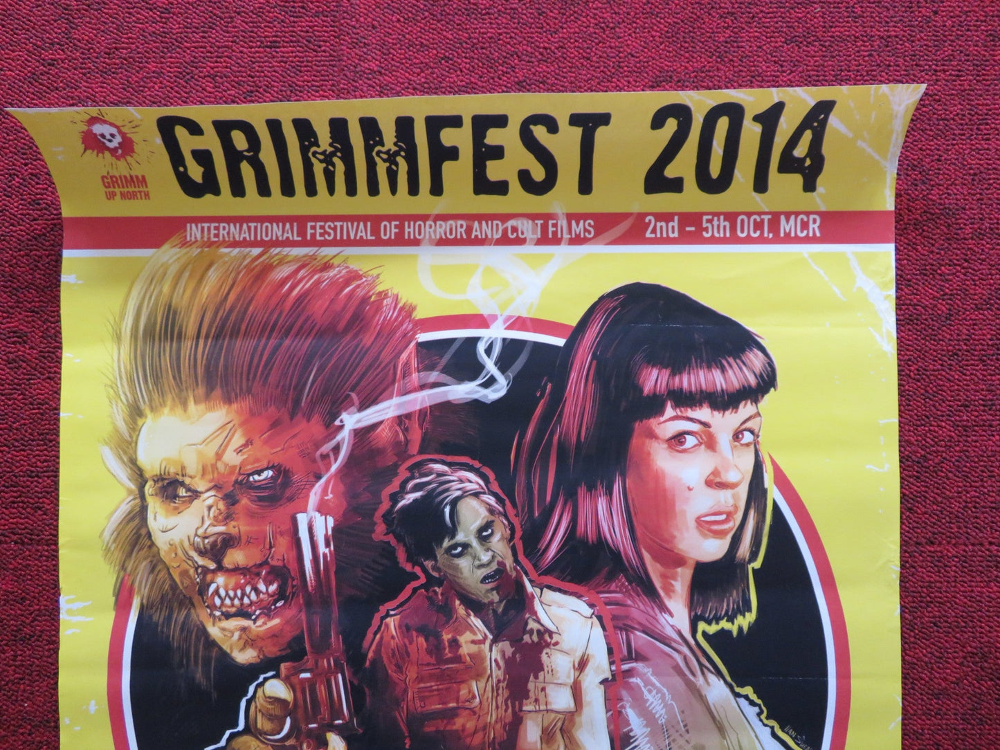 GRIMMFEST 2014 UK POSTER HORROR MOVIE FESTIVAL Rendezvous Cinema Movie posters
