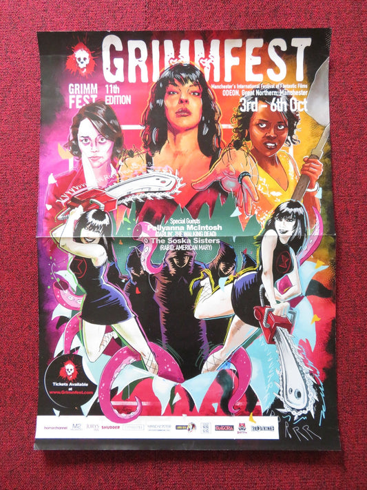 GRIMMFEST CINEMA POSTER HORROR MOVIE FESTIVAL 2019 Rendezvous Cinema Movie posters