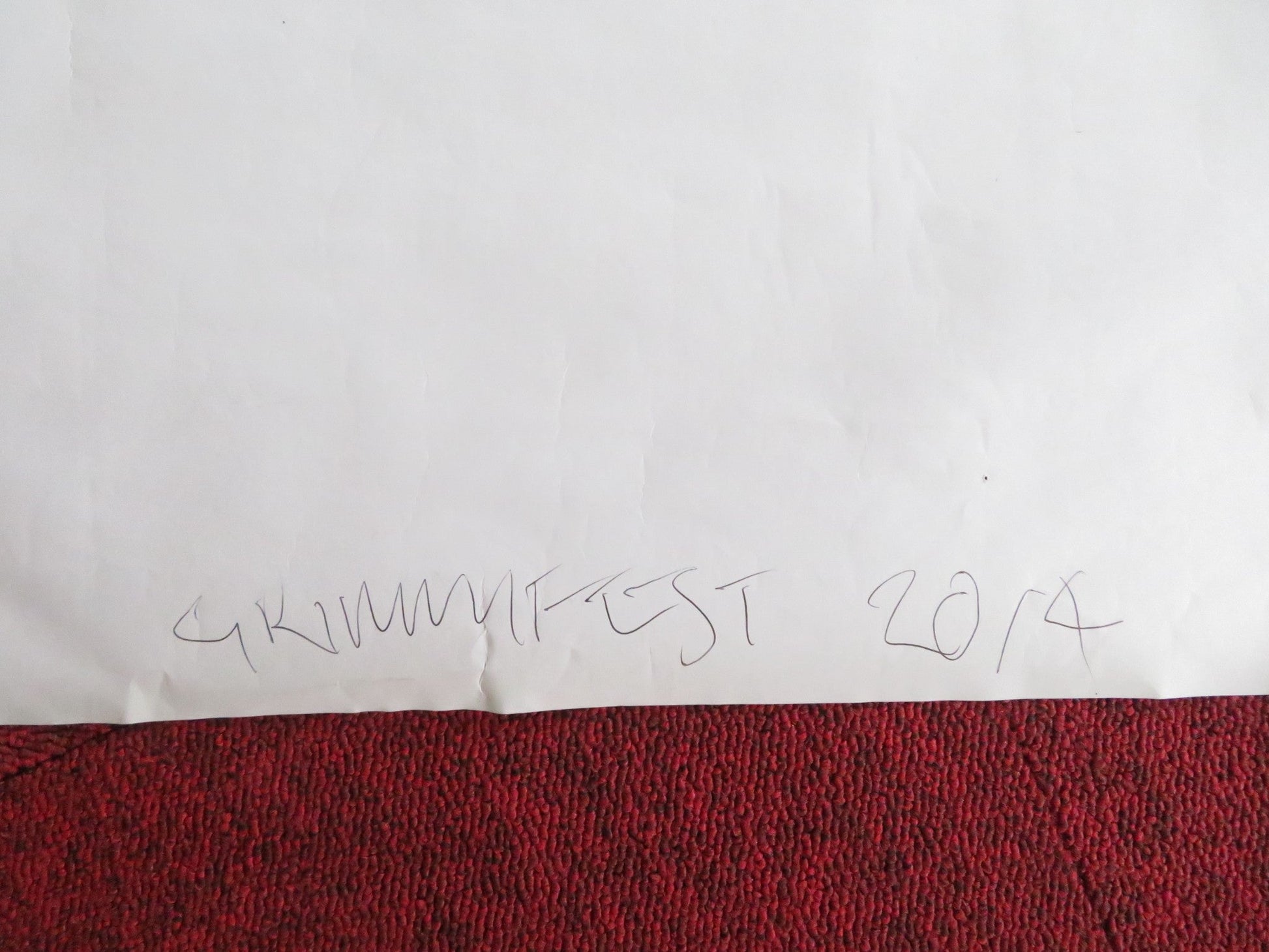 GRIMMFEST UK QUAD (30"x 40") ROLLED POSTER MOVIE FESTIVAL 2014 Rendezvous Cinema Movie posters