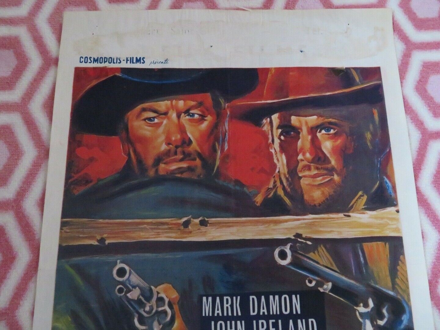 GRINGO JOUE ET GAGNE BELGIUM (21"x 14") POSTER MARK DAMON JOGH IRELAND 1968 - Rendezvous Cinema