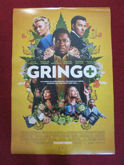 GRINGO US ONE SHEET ROLLED POSTER CHARLIZE THERON 2018 Rendezvous Cinema Movie posters