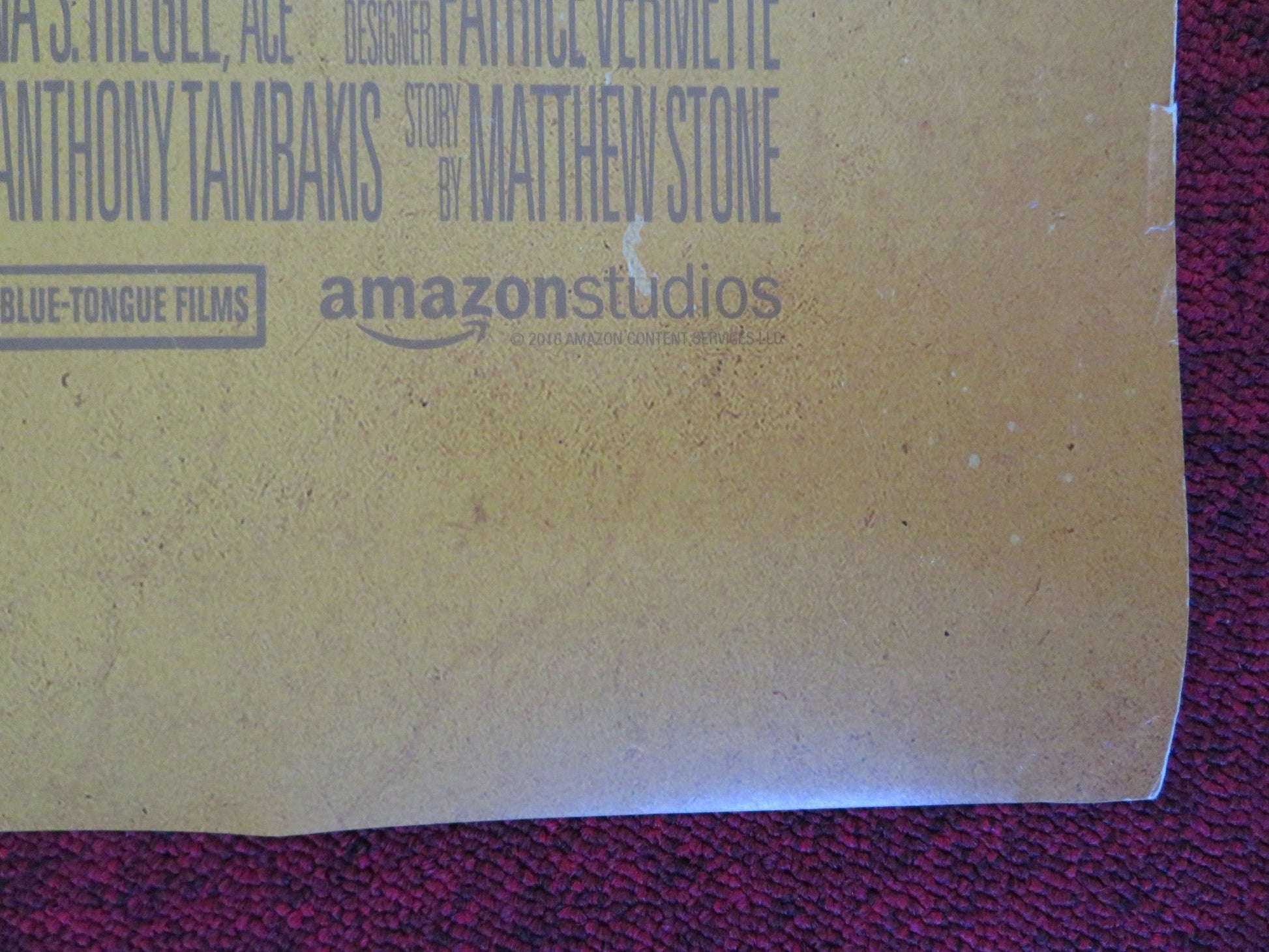 GRINGO US ONE SHEET ROLLED POSTER CHARLIZE THERON 2018 Rendezvous Cinema Movie posters