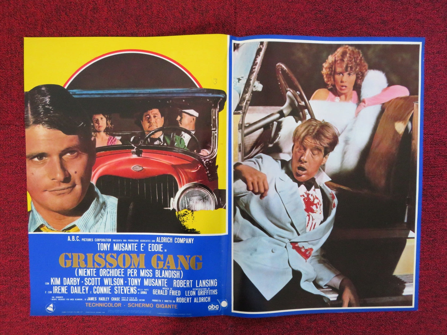 GRISSOM GANG - A ITALIAN FOTOBUSTA POSTER KIM DARBY SCOTT WILSON 1971 Rendezvous Cinema Movie posters