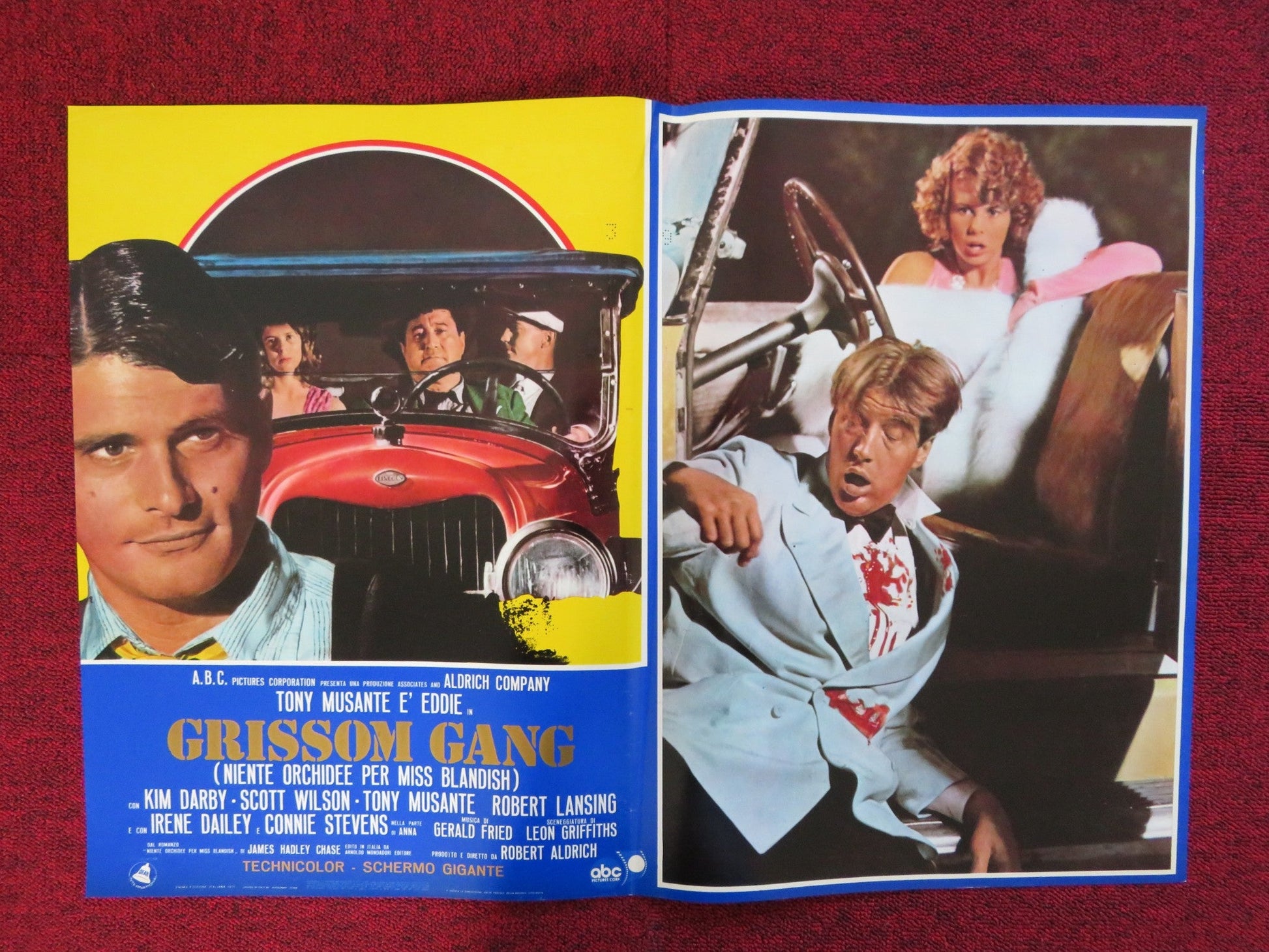 GRISSOM GANG - A ITALIAN FOTOBUSTA POSTER KIM DARBY SCOTT WILSON 1971 Rendezvous Cinema Movie posters