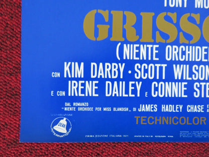 GRISSOM GANG - B ITALIAN FOTOBUSTA POSTER KIM DARBY SCOTT WILSON 1971 Rendezvous Cinema Movie posters