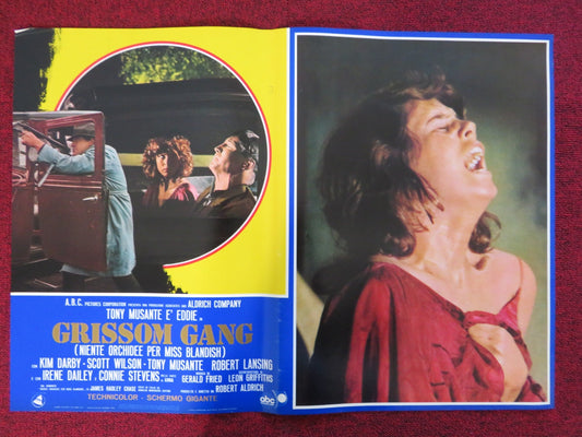 GRISSOM GANG - H ITALIAN FOTOBUSTA POSTER KIM DARBY SCOTT WILSON 1971 Rendezvous Cinema Movie posters