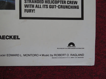 GRIZZLY UK QUAD POSTER FOLDED CRISTOPHER GEORGE ANDREW PRINE 1976 Rendezvous Cinema Movie posters