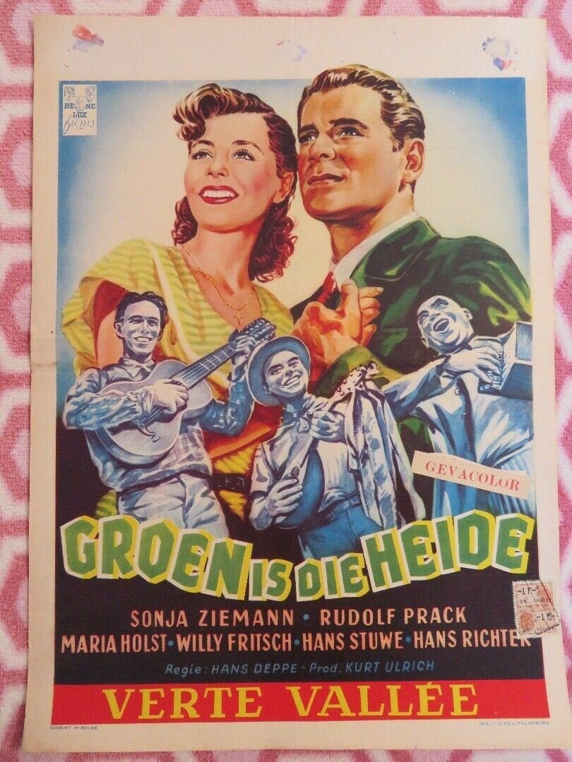 GROEN IS DE HEIDE / THE HEATH IS GREEN BELGIUM (19.5"x14") POSTER S. ZIEMANN 51 Movie posters