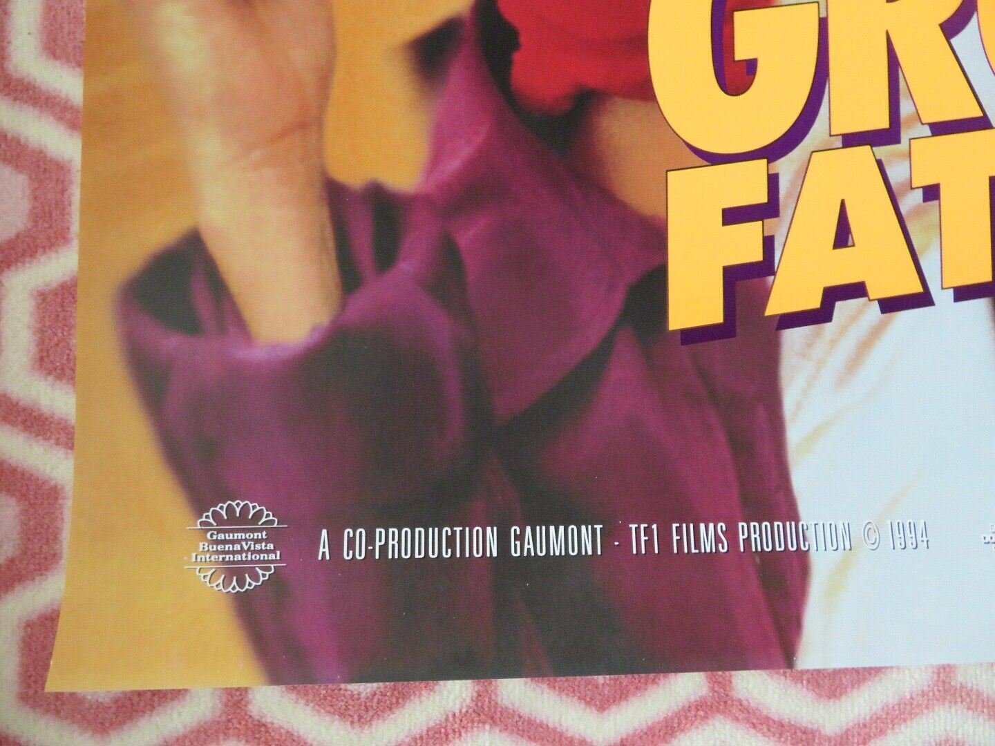 GROSSE FATIGUE/ DEAD TIRED US ONE SHEET ROLLED POSTER M BLANC C BOUQUET 1994 Movie posters