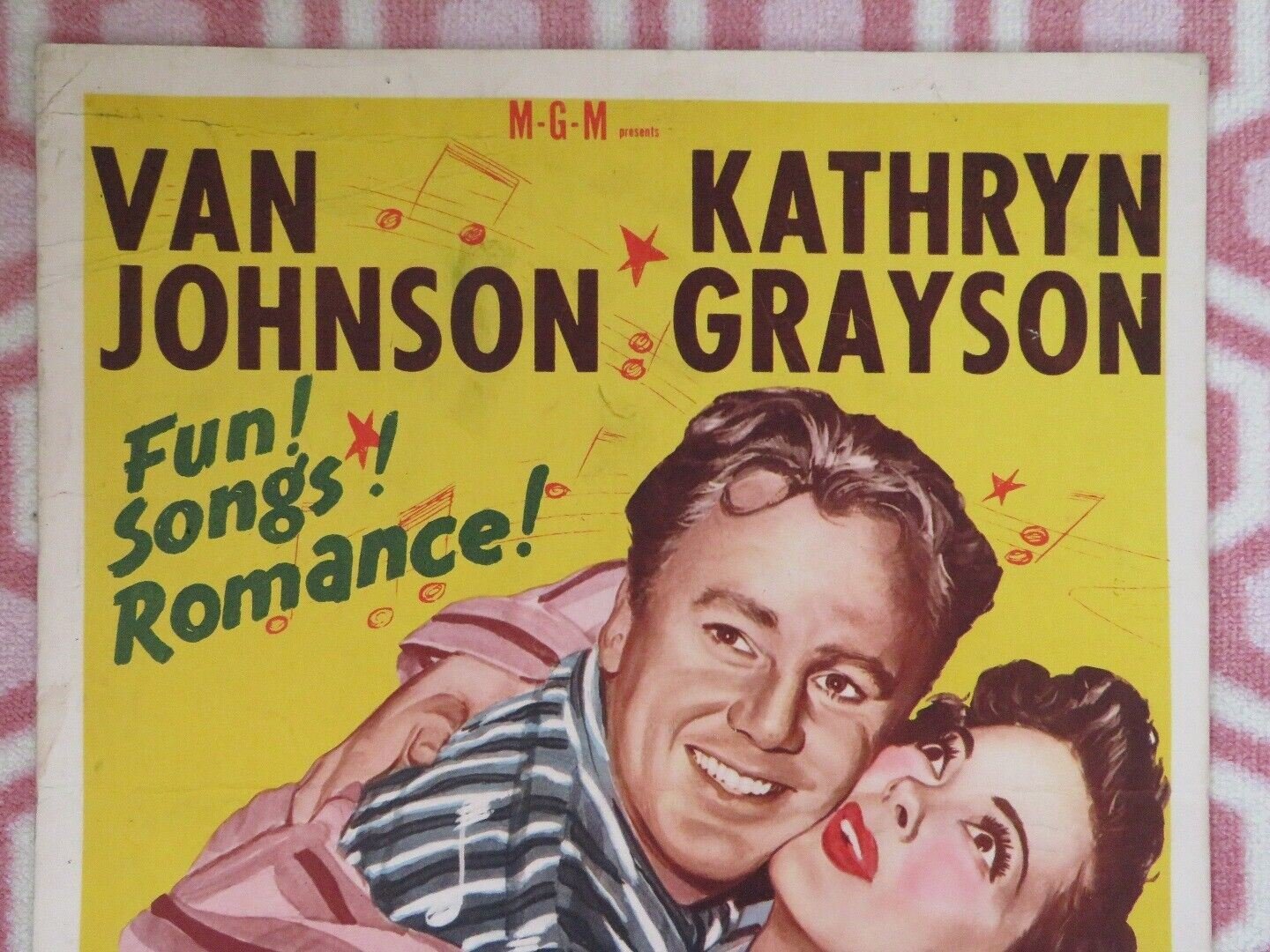 GROUNDS FOR MARRIAGE US INSERT (14"x 36") POSTER VAN JOHNSON KATHRYN GRAYSON '50 Movie posters