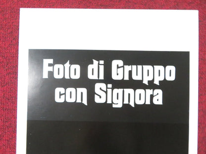 GROUP PORTRAIT WITH A LADY ITALIAN LOCANDINA POSTER ROMY SCHNEIDER 1977 Rendezvous Cinema Movie posters