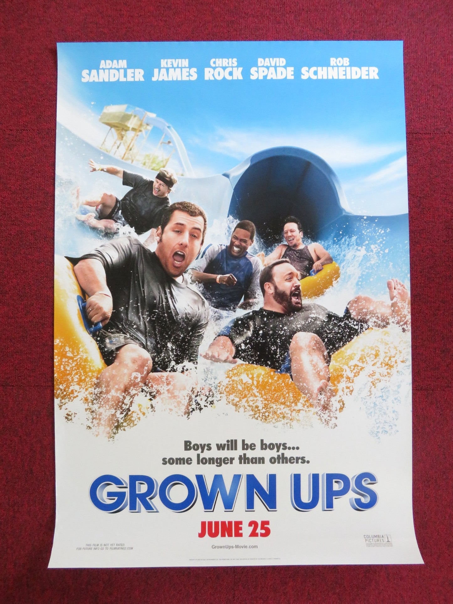 GROWN UPS US ONE SHEET ROLLED POSTER ADAM SANDLER CHRIS ROCK 2010 Rendezvous Cinema Movie posters