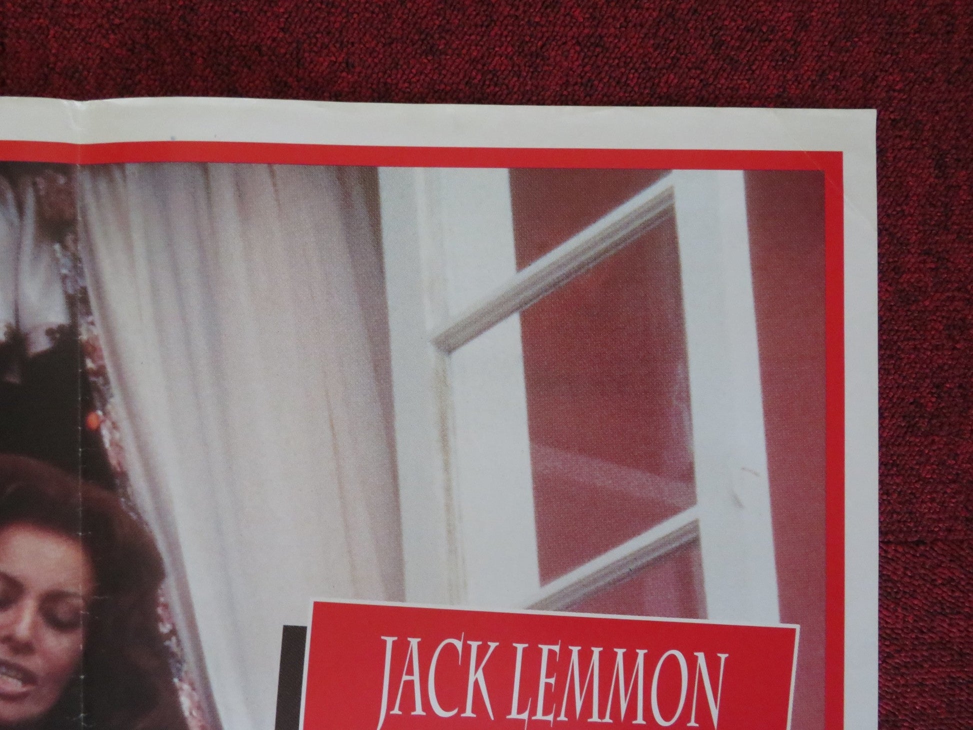 GRUMPIER OLD MEN ITALIAN FOGLIO POSTER WALTER MATTHAU JACK LEMON 1995 Rendezvous Cinema Movie posters