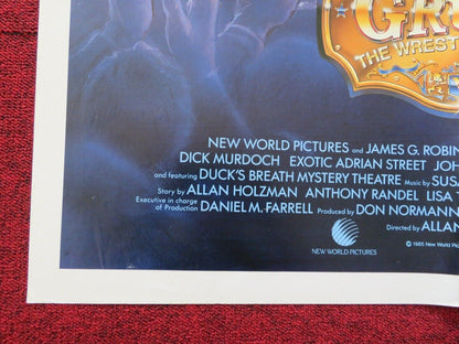 GRUNT! THE WRESTLING MOVIE FOLDED US ONE SHEET POSTER DICK MURDOCH 1985 - Rendezvous Cinema