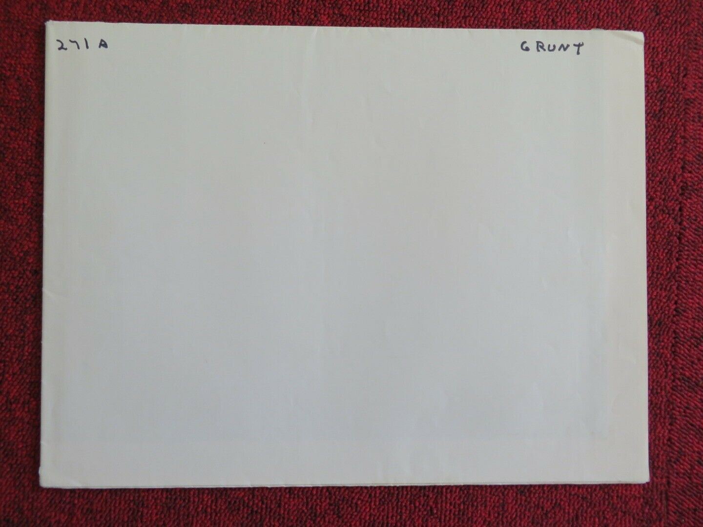 GRUNT! THE WRESTLING MOVIE FOLDED US ONE SHEET POSTER DICK MURDOCH 1985 - Rendezvous Cinema