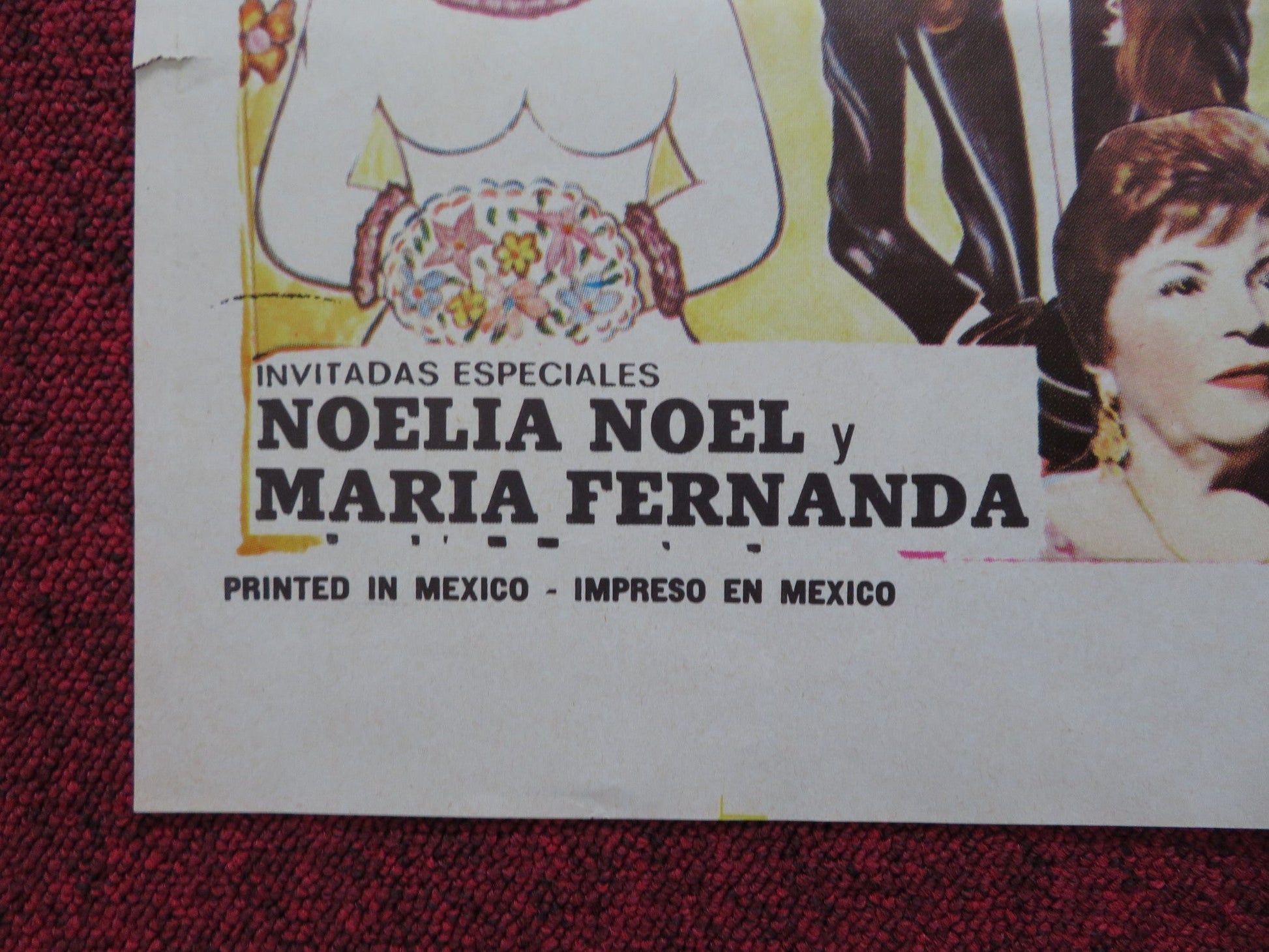 GUADALAJARA ES MEXICO FOLDED MEXICAN POSTER CORNELIO REYNA VERONICA CASTRO 1975 Rendezvous Cinema Movie posters