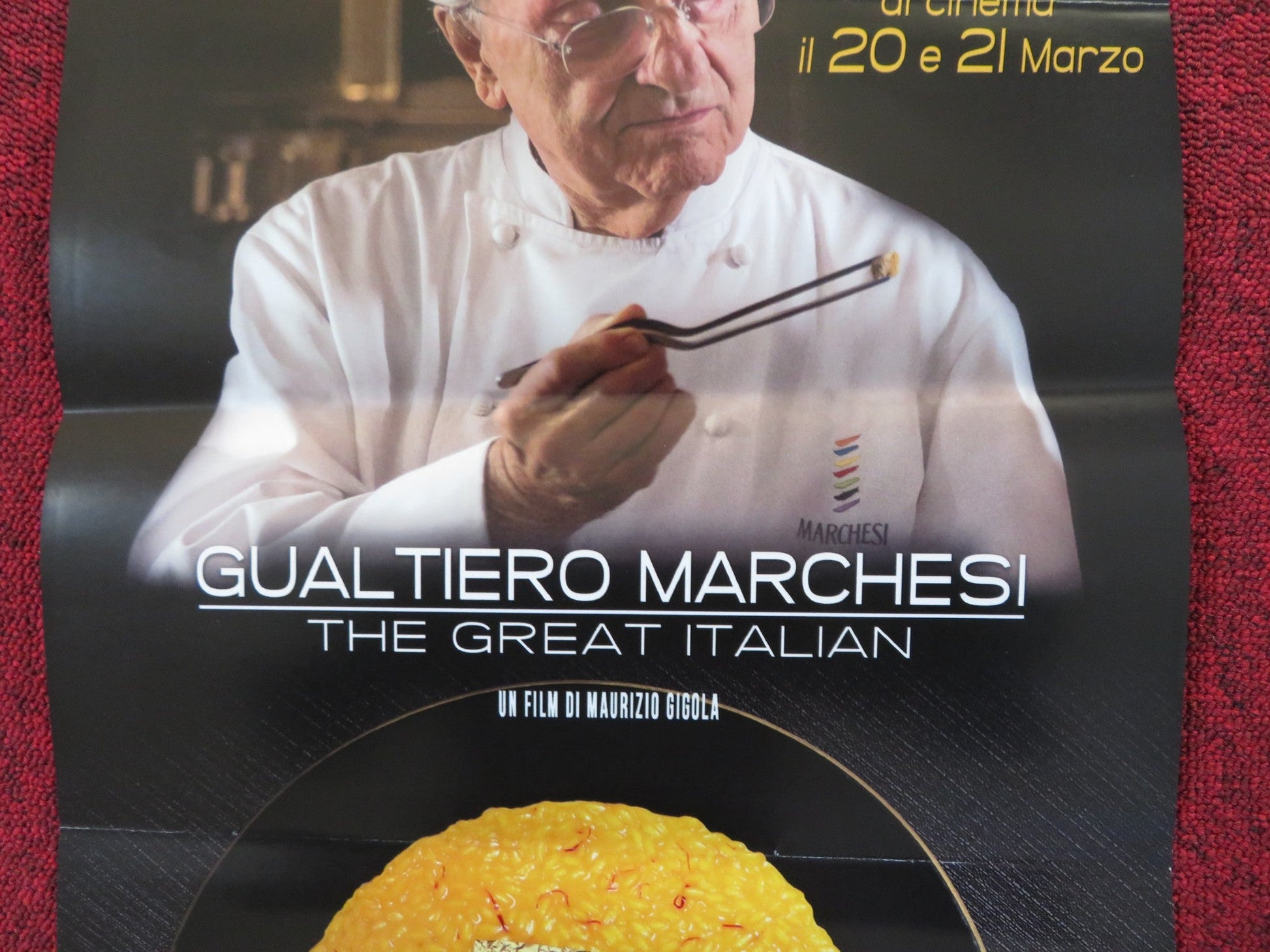GUALTIERO MARCHESI: THE GREAT ITALIAN ITALIAN LOCANDINA POSTER PAUL BOCUSE 2018 Rendezvous Cinema Movie posters