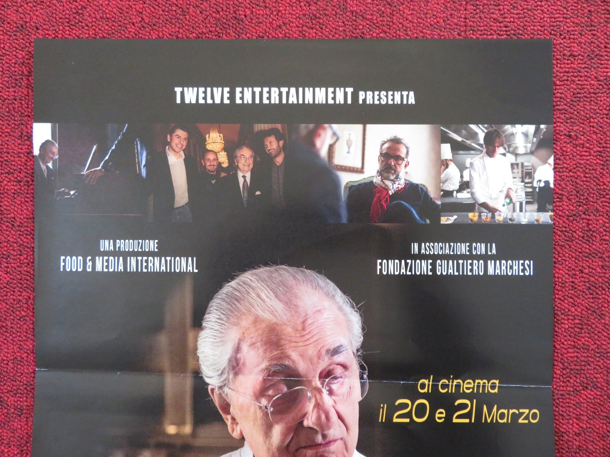 GUALTIERO MARCHESI: THE GREAT ITALIAN ITALIAN LOCANDINA POSTER PAUL BOCUSE 2018 Rendezvous Cinema Movie posters