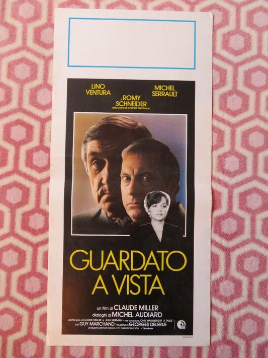 GUARDATO A VISTA /The Grilling ITALIAN LOCANDINA (27.5"x13") POSTER 1981 Movie posters
