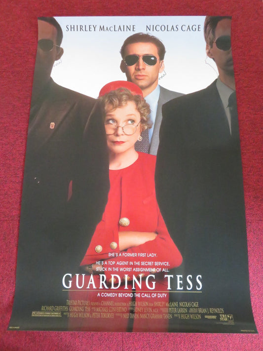 GUARDING TESS US ONE SHEET ROLLED POSTER SHIRLEY MACLAINE NICOLAS CAGE 1994 Rendezvous Cinema Movie posters