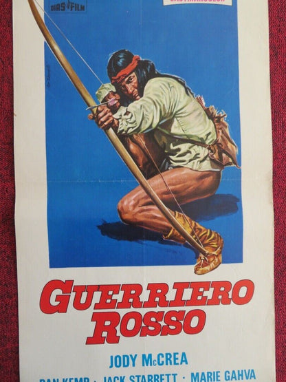 GUERRIERO ROSSO / Cry Blood, Apache ITALIAN LOCANDINA (27.5"x13") POSTER 1971 Movie posters