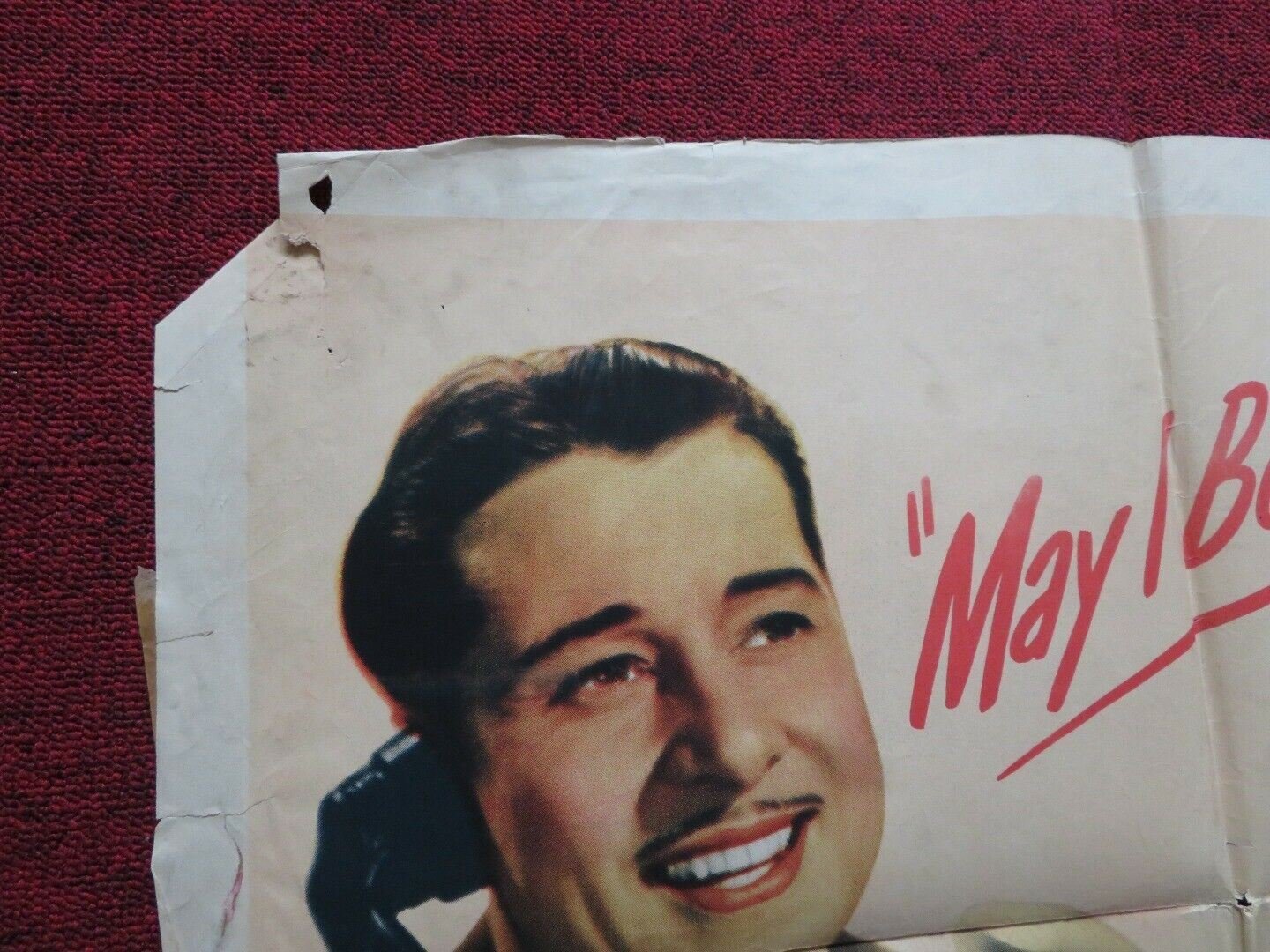 GUEST WIFE FOLDED US ONE SHEET POSTER CLAUDETTE COLBERT DON AMECHE 1945 - Rendezvous Cinema