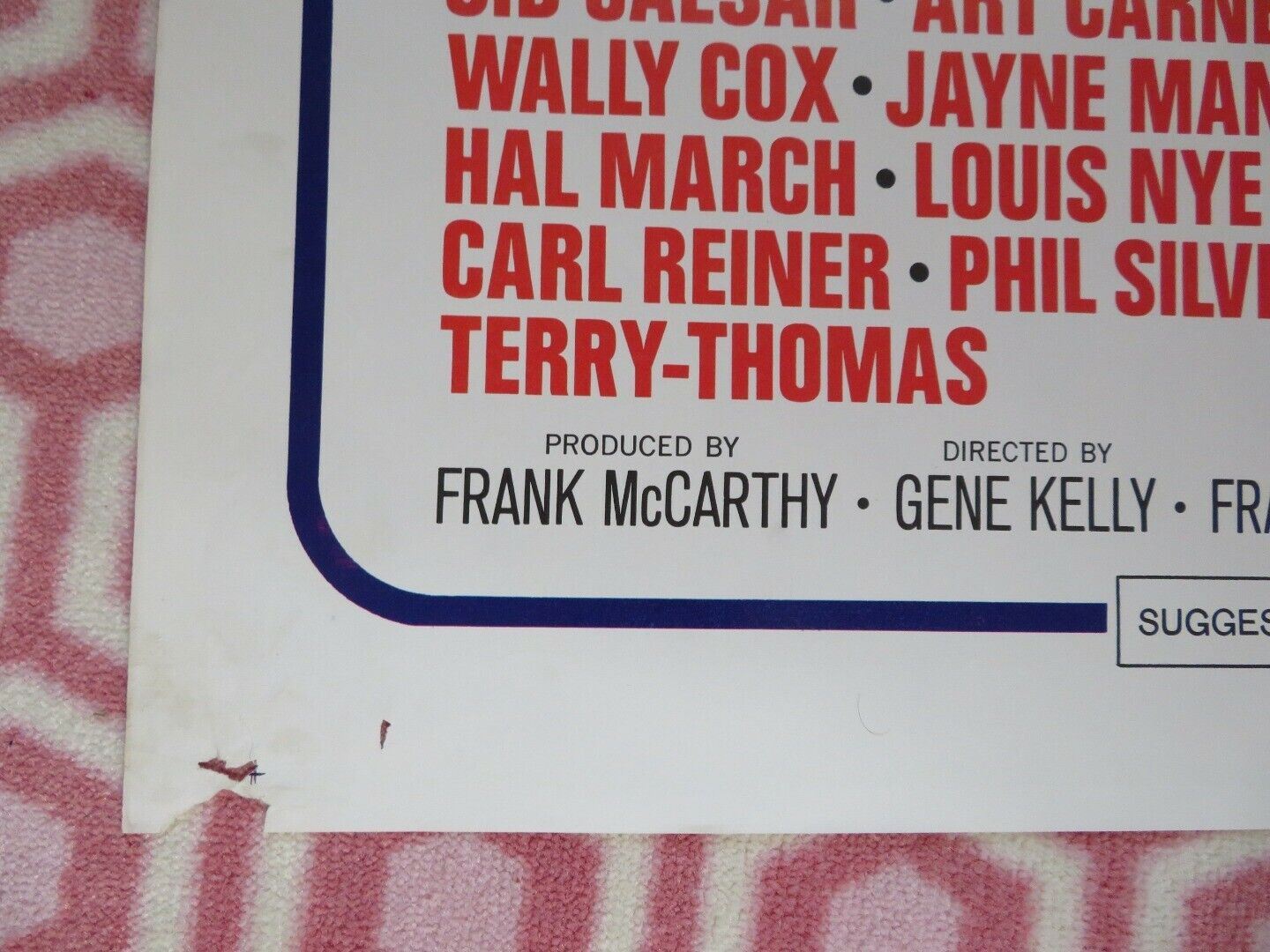 GUIDE FOR A MARRIED MAN FOLDED US ONE SHEET POSTER WALTER MATTHAU 1967 Movie posters