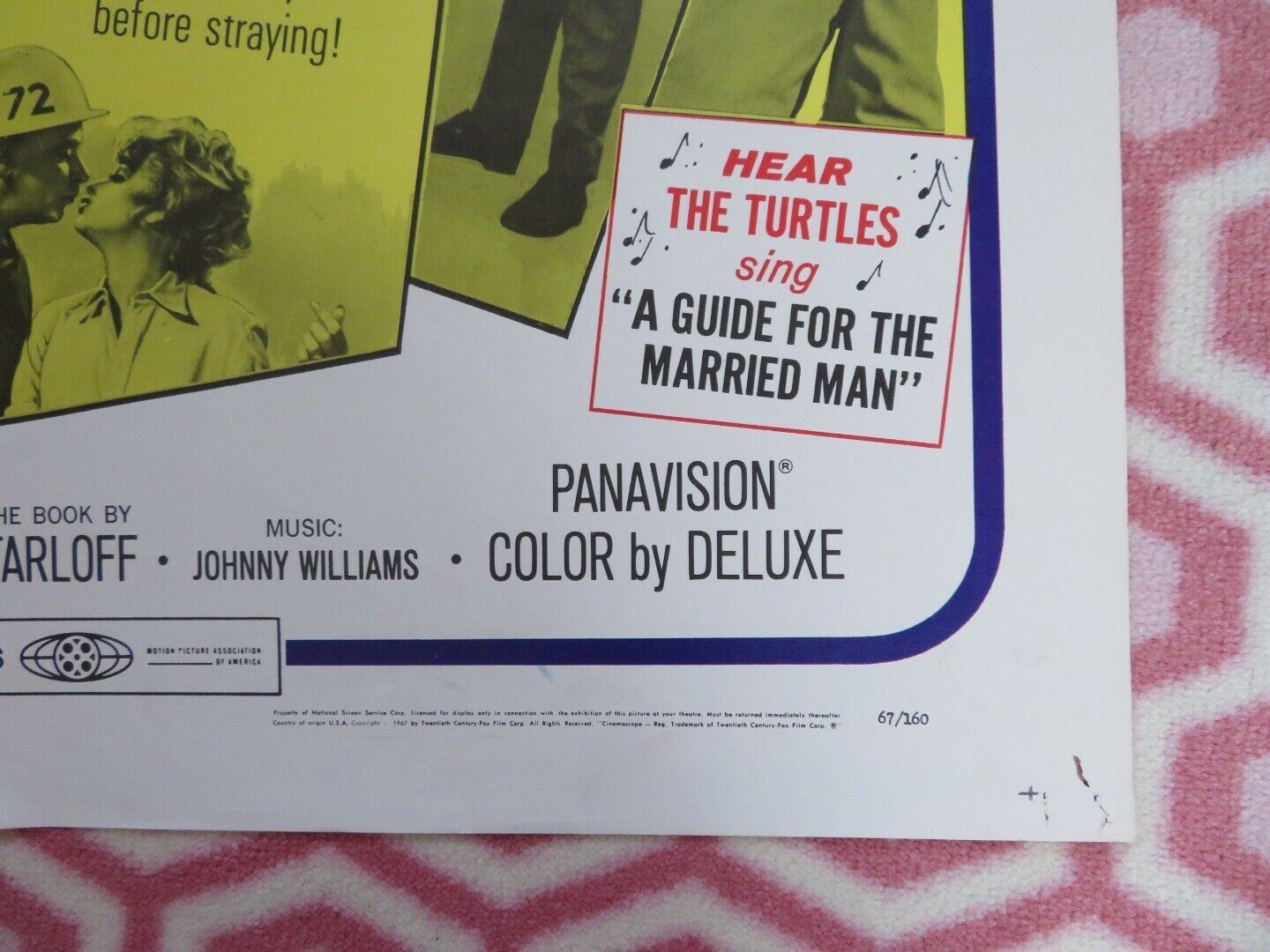 GUIDE FOR A MARRIED MAN FOLDED US ONE SHEET POSTER WALTER MATTHAU 1967 Movie posters