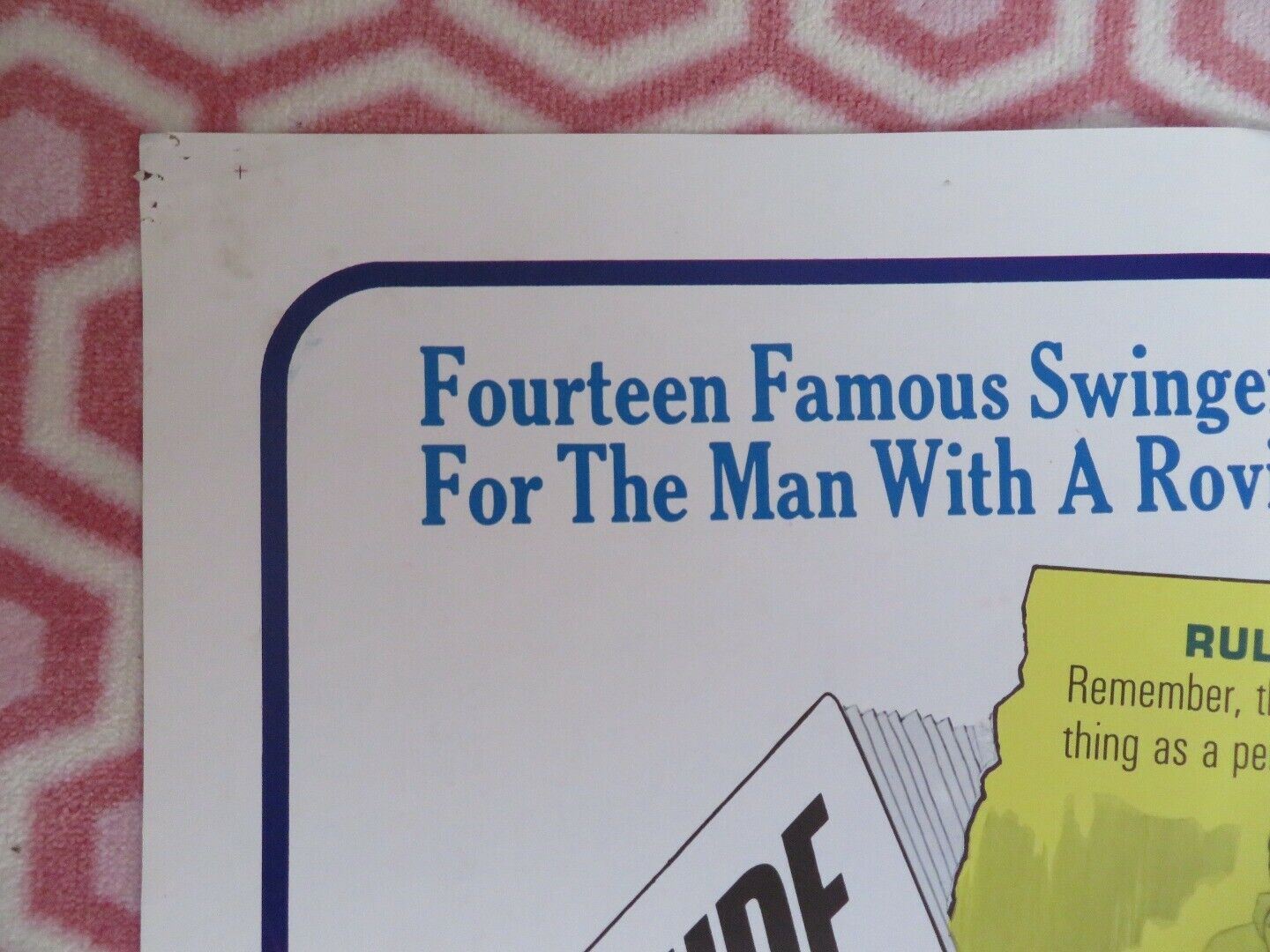 GUIDE FOR A MARRIED MAN FOLDED US ONE SHEET POSTER WALTER MATTHAU 1967 Movie posters