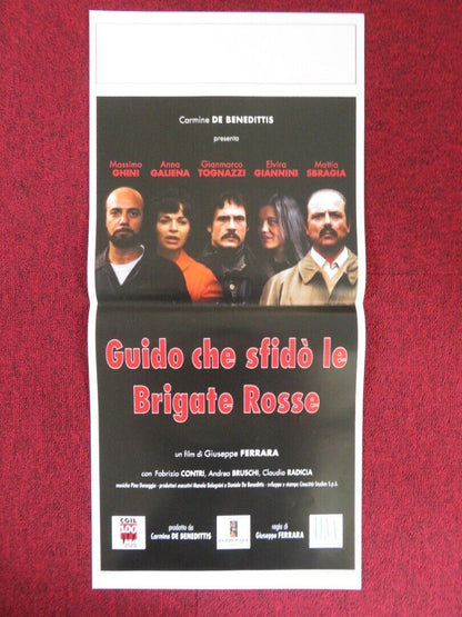GUIDO CHE SFIDO LE BRIGATE ROSSE ITALIAN LOCANDINA (27.5"x13") POSTER 2007 Movie posters