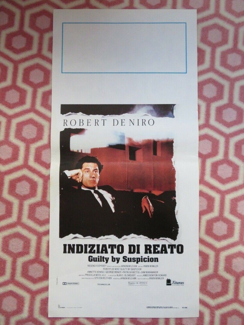 GUILTY BY SUSPICION ITALIAN LOCANDINA (27.5"x13") POSTER ROBERT DE NIRO 1991 Movie posters