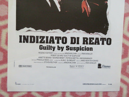 GUILTY BY SUSPICION ITALIAN LOCANDINA (27.5"x13") POSTER ROBERT DE NIRO 1991 Movie posters