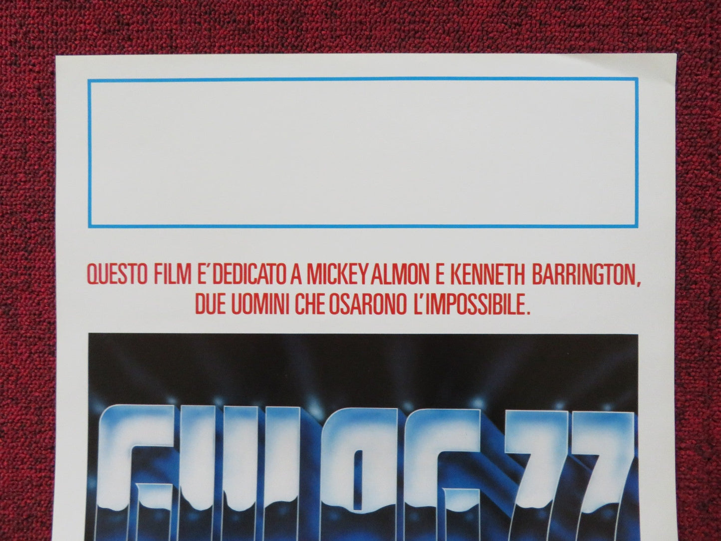 GULAG ITALIAN LOCANDINA POSTER MALCOM MCDOWELL DAVID KEITH 1985 Rendezvous Cinema Movie posters