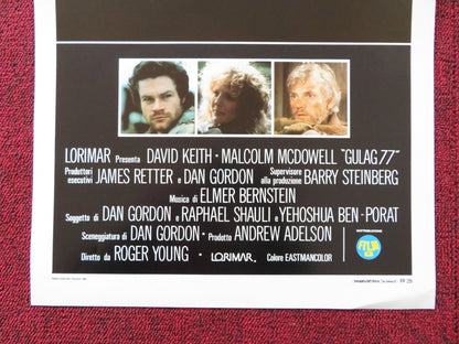 GULAG ITALIAN LOCANDINA POSTER MALCOM MCDOWELL DAVID KEITH 1985 Rendezvous Cinema Movie posters