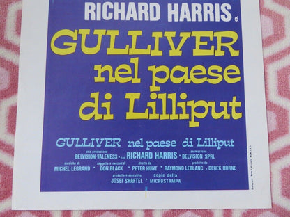 GULLIVER NEL PAESE DI LITLLIPUT ITALIAN LOCANDINA (27.5"x 13") POSTER 1977 Movie posters