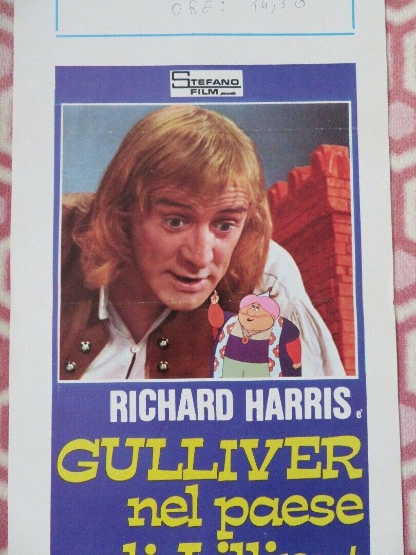 GULLIVER NEL PAESE DI LITLLIPUT ITALIAN LOCANDINA (27.5"x 13") POSTER 1977 Movie posters