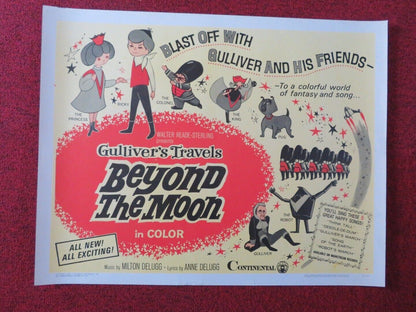 GULLIVER'S TRAVELS BEYOND THE MOON US HALF SHEET (22"x 28") POSTER 1966 Movie posters
