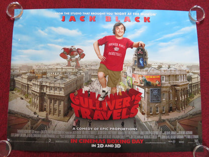 GULLIVER'S TRAVELS UK QUAD (30"x 40") ROLLED POSTER JACK BLACK EMILY BLUNT 2010 Rendezvous Cinema Movie posters