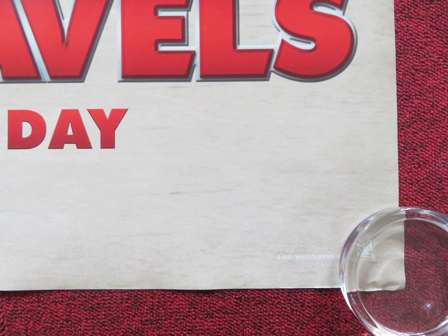 GULLIVER'S TRAVELS UK QUAD (30"x 40") ROLLED POSTER JACK BLACK EMILY BLUNT 2010 Rendezvous Cinema Movie posters