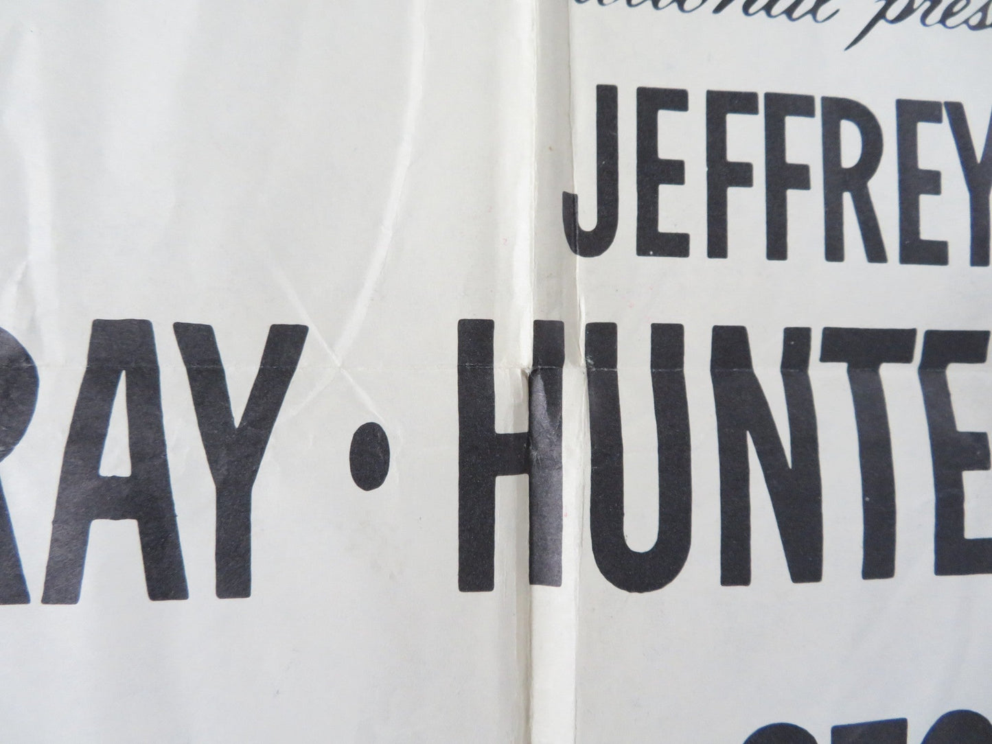 GUN FOR A COWARD FOLDED US ONE SHEET POSTER FRED MACMURRAY JEFFREY HUNTER 1956 Rendezvous Cinema Movie posters