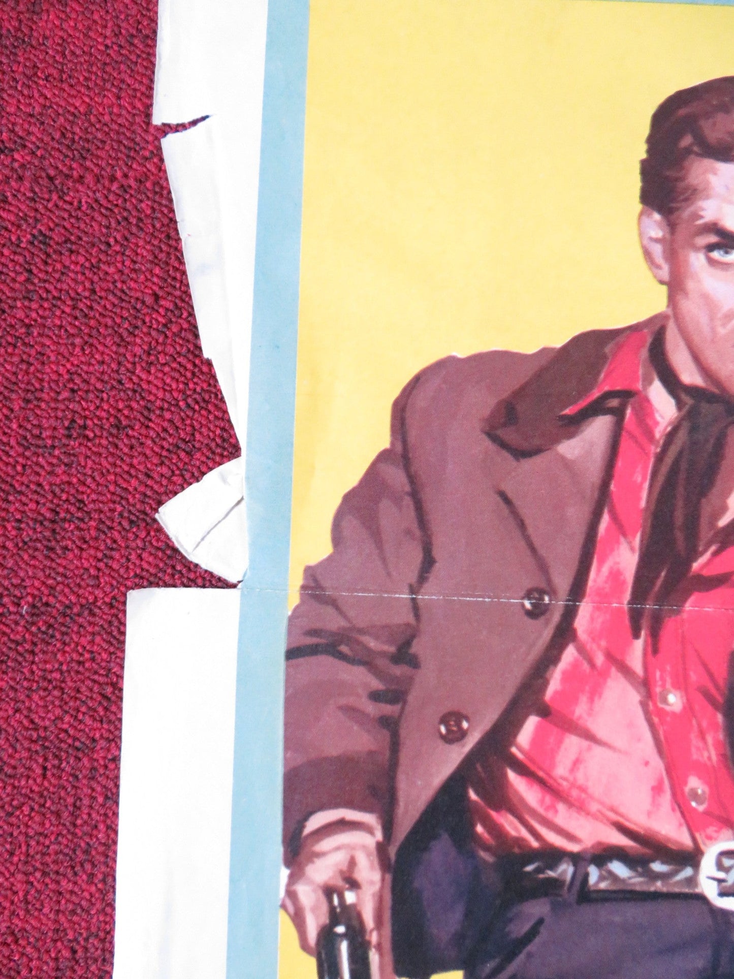 GUN FOR A COWARD FOLDED US ONE SHEET POSTER FRED MACMURRAY JEFFREY HUNTER 1956 Rendezvous Cinema Movie posters