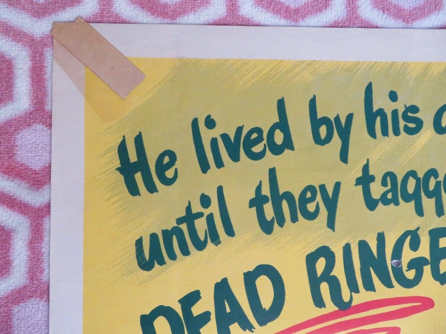 GUNFIRE FOLDED US ONE SHEET POSTER DON BARRY ROBERT LOWERY 1950 Movie posters