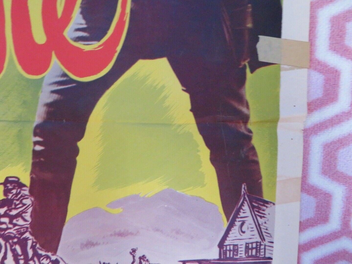 GUNFIRE FOLDED US ONE SHEET POSTER DON BARRY ROBERT LOWERY 1950 Movie posters