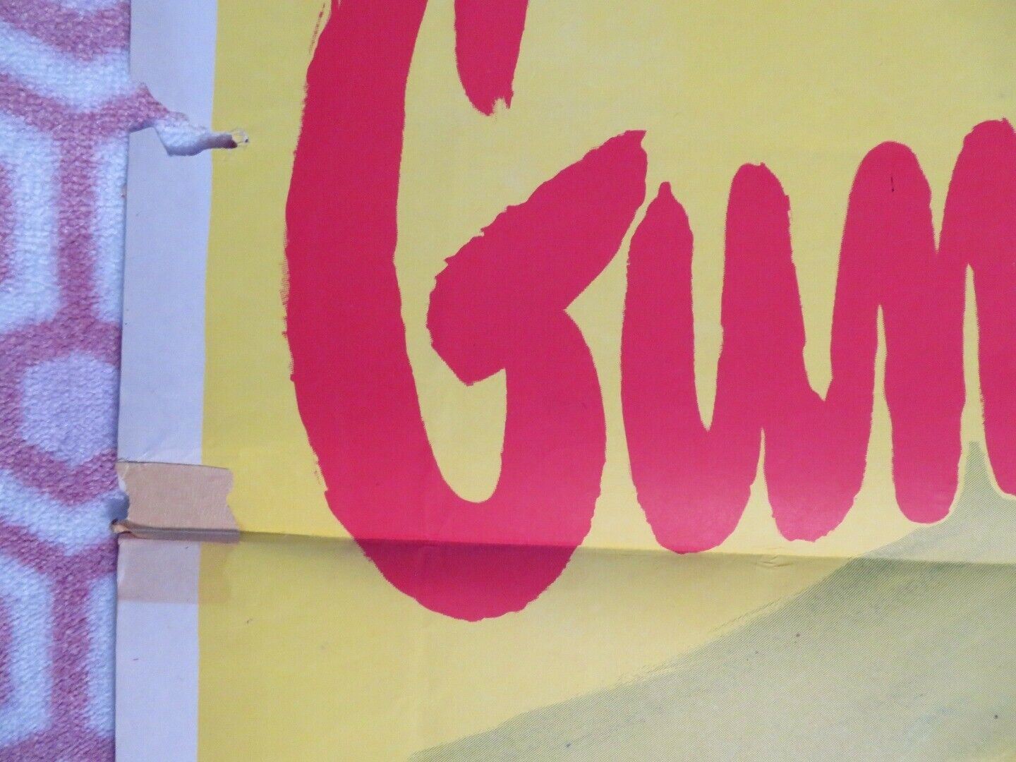 GUNFIRE FOLDED US ONE SHEET POSTER DON BARRY ROBERT LOWERY 1950 Movie posters