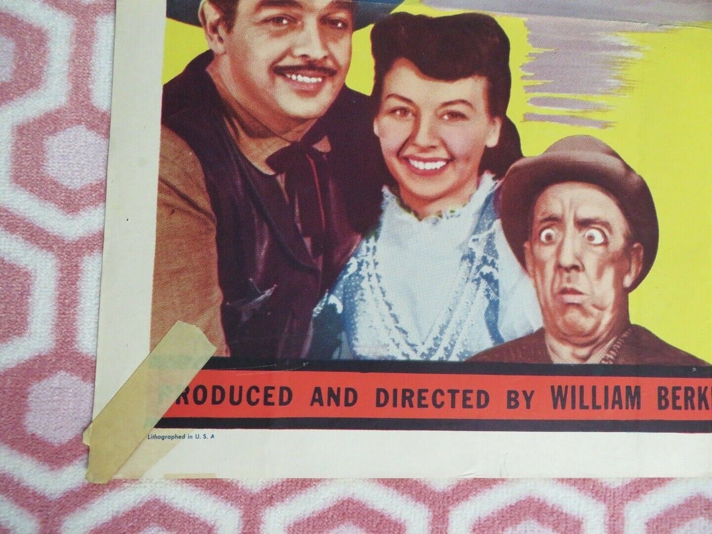 GUNFIRE FOLDED US ONE SHEET POSTER DON BARRY ROBERT LOWERY 1950 Movie posters