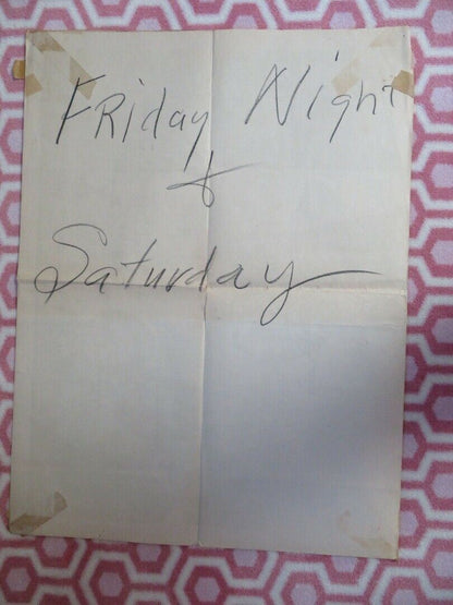 GUNFIRE FOLDED US ONE SHEET POSTER DON BARRY ROBERT LOWERY 1950 Movie posters