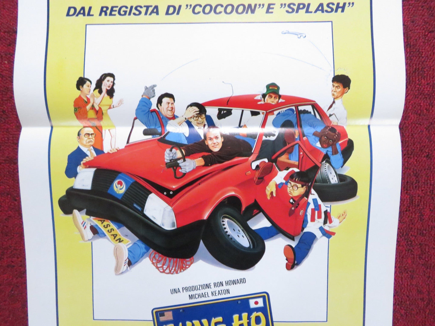 GUNG HO ITALIAN LOCANDINA POSTER MICHAEL KEATON GEDDE WATANABE 1986 Rendezvous Cinema Movie posters